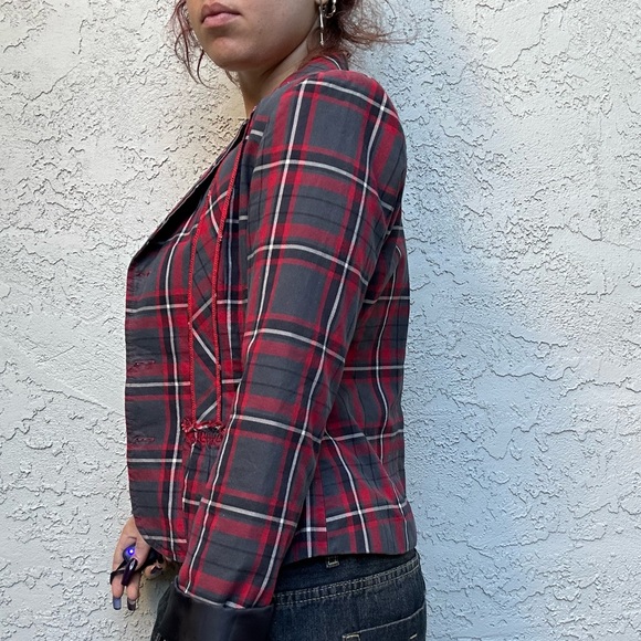 Y2k Plaid Blazer - Picture 13 of 13
